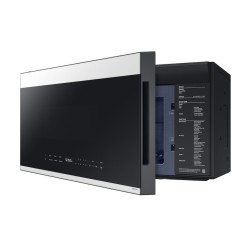 SAMSUNG Microwave OTR 2.1 Cu. Ft. Bespoke In White Glass Empotrable WIFI ME21DB670012AA