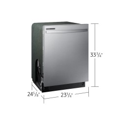 SAMSUNG Lavaplatos 53 dBA Fingerprint resistant with Adjustable Rack Acero Inoxidable DW80CG4021SRAA