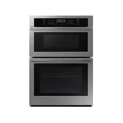SAMSUNG Horno de pared eléctrico inteligente de 30 con microondas en acero inoxidable WIFI NQ70T5511DSAA
