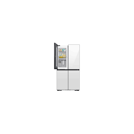 SAMSUNG Refrigerador de puerta francesa estilo T a medida con centro de bebidas 29 Blanca WIFI RF29DB965012AP