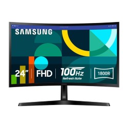 Samsung monitor LED curvo 24pulg  LS24D366GANXZA