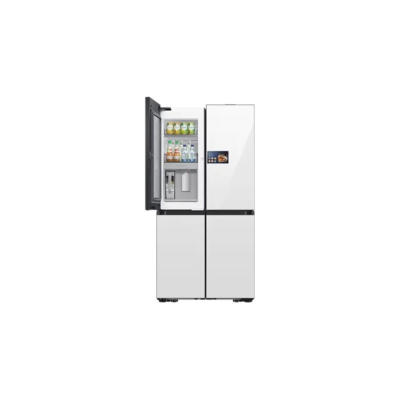 SAMSUNG Refrigerador Bespoke 23 pies 4 Door AI vision Beverage Center and Dual Ice Blanco RM90F66C1WAP