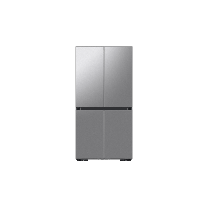 SAMSUNG Refrigerador de puerta francesa estilo T a medida con centro de bebidas 23 gris WIFI RF23DB9650QLAP