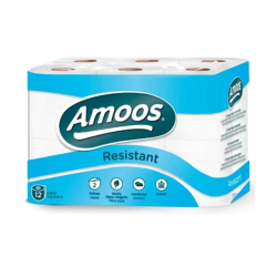 Amoos papel higienico decorado 6 rollos paq x 7 aloe vera 165 hjs 3 capas (20mtrs)  H632002