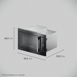 Frigidaire horno microondas empotrable 24pulg  asador FMTP24G3SXB