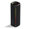 JVC audio portable bluetooth 5.4 45W 20W RMS  Bluetooth luces de ambiente color negro  XSKY3115B