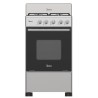 Midea cocina a gas 20 pulgadas 4 quemadores hierro fundido MGS20F0BKAGGCA