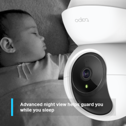 TP Link camara de seguridad con doble lente y movimiento panoramicoinclinacion para interiores y exteriores  Tapo C246D