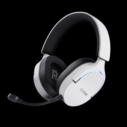 Trust audifonos inalambricos color blanco gaming  25304