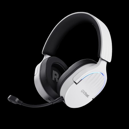 Trust audifonos inalambricos color blanco gaming  25304