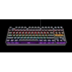 Trust teclado mecanico gamer en español iluminado  24407