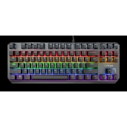 Trust teclado mecanico gamer en español iluminado  24407