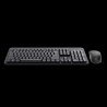 Trust combo teclado y mouse inalambrico silencioso TKM360 en español  25356 CAJA MARRÓN
