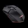 Trust mouse gaming inalambrico GXT 110 Felox recargable con iluminación LED multicolor negro  25037