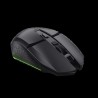 Trust mouse gaming inalambrico GXT 110 Felox recargable con iluminación LED multicolor negro  25037