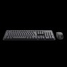 Trust combo de teclado y mouse inalámbricos y silenciosos ES ODY II  25020