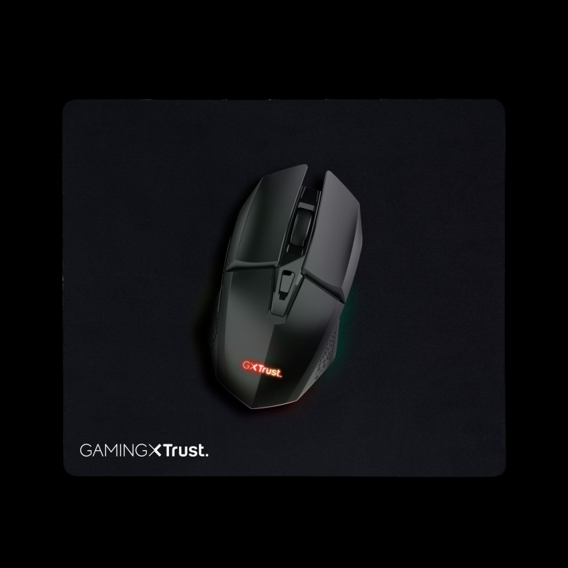 Trust mouse + mousepad  GXT112fFelox iluminado y alfombrilla de raton  25070