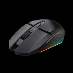 Trust mouse + mousepad  GXT112fFelox iluminado y alfombrilla de raton  25070