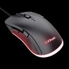 Trust  mouse Eco GXT 923 YBAR color negro gaming resolución de 7200 ppp e iluminacion LED RGB  24729
