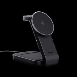 Trust soporte Viro de carga magnetico inalambrico 3 en 1 para iPhone, Apple Watch y AirPods  25464