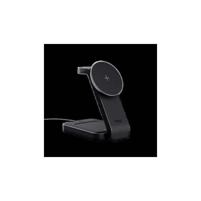 Trust soporte Viro de carga magnetico inalambrico 3 en 1 para iPhone, Apple Watch y AirPods  25464