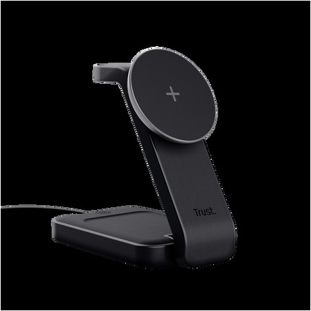 Trust soporte Viro de carga magnetico inalambrico 3 en 1 para iPhone, Apple Watch y AirPods  25464