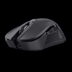 Trust mouse gaming inalambrico GXT 931 YBAR recargable 50 hrs de autonomia color negro  25330