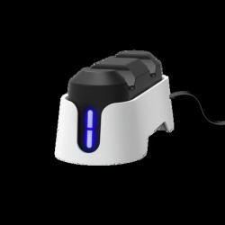 Trust GXT 255W soporte de carga rapida para mandos de PS5 blanco  25597