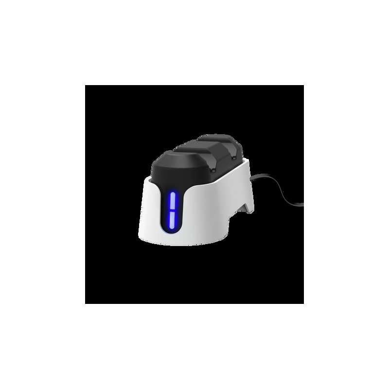 Trust GXT 255W soporte de carga rapida para mandos de PS5 blanco  25597