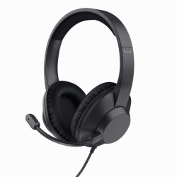 Trust ayda auriculares circumaurales USB microfono con cancelacion de ruido y diadema acolchada  25462