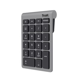 Trust teclado numerico inalambrico plata  25709