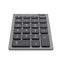Trust teclado numerico inalambrico plata  25709
