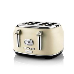 Westinghouse tostadora retro de 4 rebanadas color champam  WKTT809WH