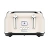 Westinghouse tostadora retro de 4 rebanadas color champam  WKTT809WH