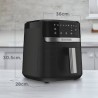Black + Decker Freidora Aire PURIFRY™5.5L Dig Negra AFBD621BDLA
