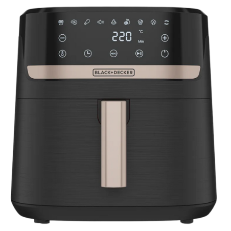 Black + Decker freidora de aire 8L purifry digital color negro  AFBD821BDLA
