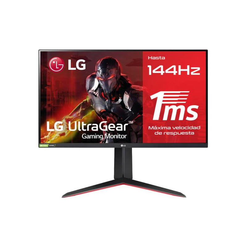 MONITOR 27'' LG 27GN65R-B FHD 1920x1080 144Hz DP HDMI PLANO SLIM 195174010860