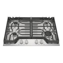 Frigidaire plantilla de gas 30 empotrable 4 quemadores FCCG3027AS