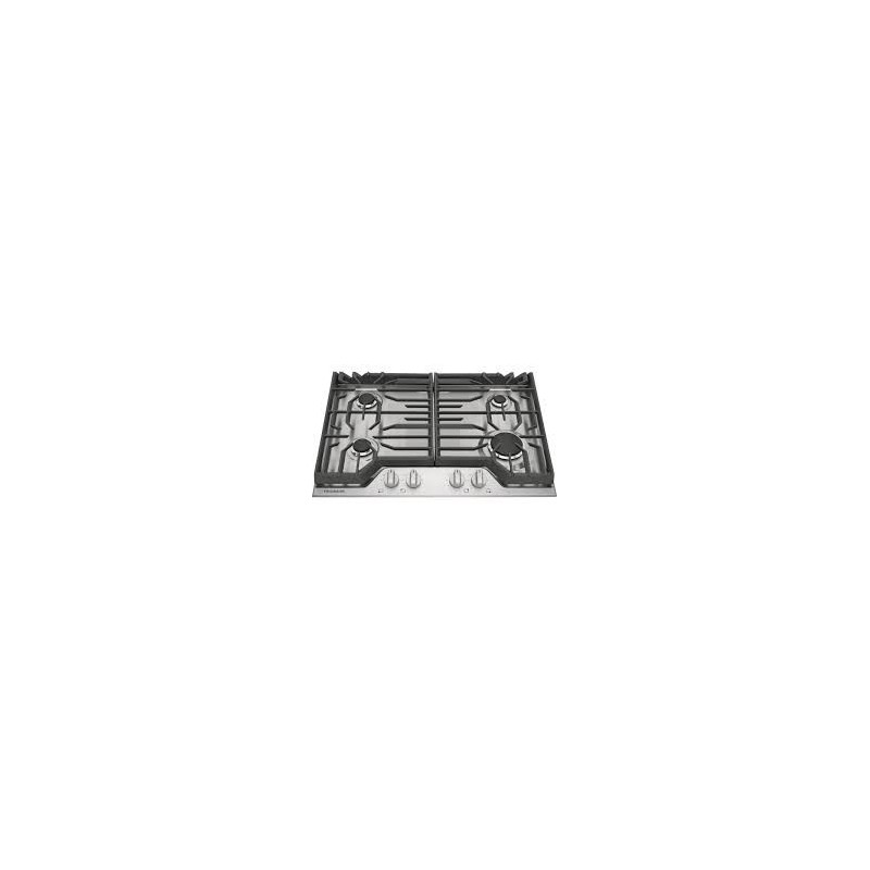 Frigidaire plantilla de gas 30 empotrable 4 quemadores FCCG3027AS