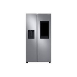 SAMSUNG Refrigerador 22 Pies SBS con dispensador Gris WIFI RS22A5561S9AP
