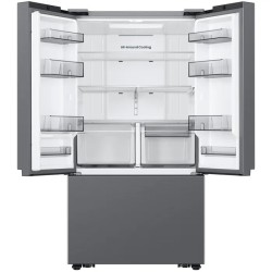 SAMSUNG Refrigerador 32 Pies 3 Door sin dispensador Negro Plateado RF32CG5N10S9AP