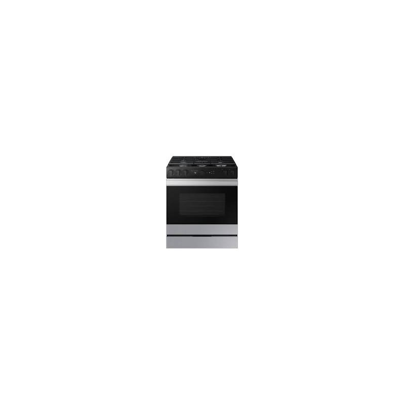 SAMSUNG Estufa Bespoke Gas 5 Quemadores resistente huellasplancha Acero Inoxidable NSG6DG8700SRAX