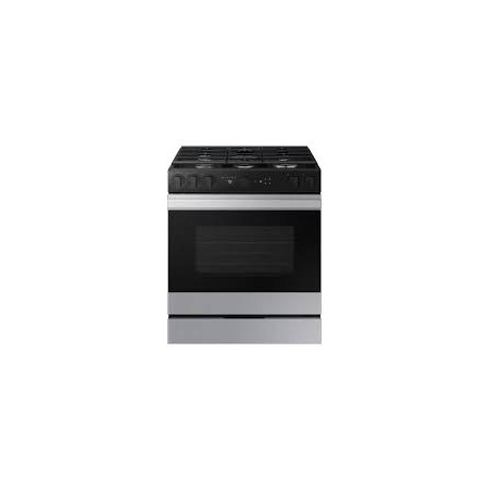 SAMSUNG Estufa Bespoke Gas 5 Quemadores resistente huellasplancha Acero Inoxidable NSG6DG8700SRAX