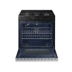 SAMSUNG Estufa Bespoke Gas 5 Quemadores resistente huellasplancha Acero Inoxidable NSG6DG8700SRAX