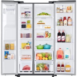 SAMSUNG Refrigeradora Side by Side 27 con dispensador  RS27T5200S9AP