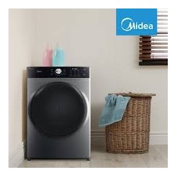 Midea secadora electrica carga frontal 21 kg color silver MH04ED80SCA