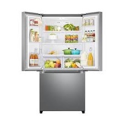 SAMSUNG Refrigerador French Door 17.5 Pies 3 puertas Gris RF18A5101SRAP