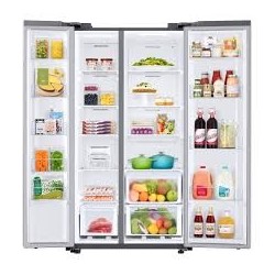 SAMSUNG Refrigerador 28 Pies SBS sin dispensador Plateado RS28T5B00S9AP