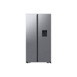 SAMSUNG Refrigerador 20 pies Side by side con dispensador plateada RS57DG4100M9AP