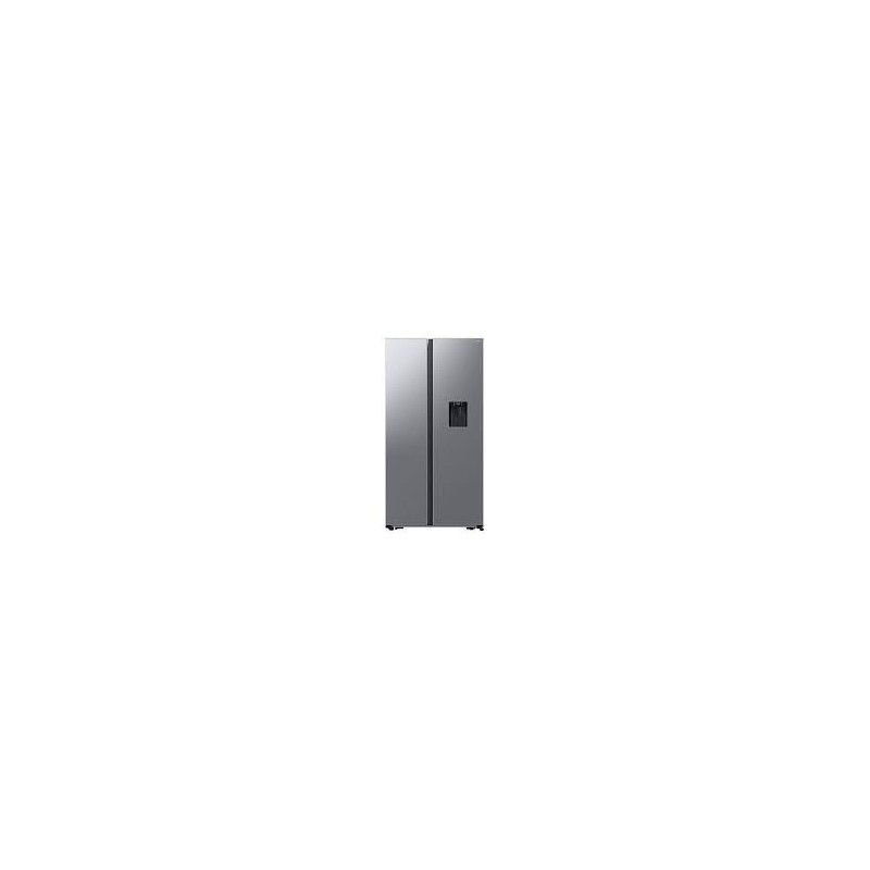 SAMSUNG Refrigerador 20 pies Side by side con dispensador plateada RS57DG4100M9AP